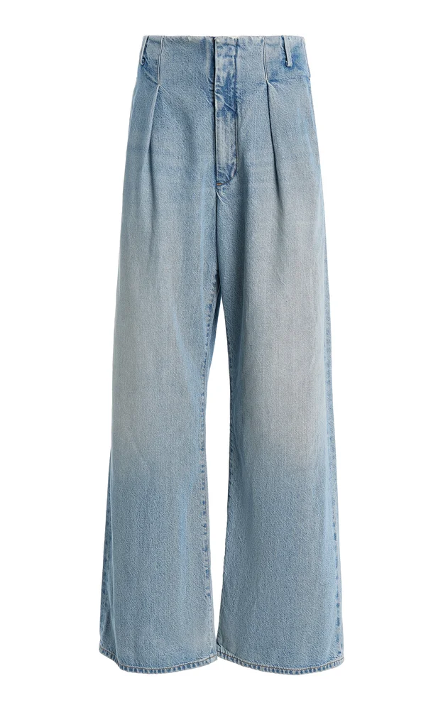 Ritmo Rigid Mid-Rise Wide-Leg Trouser Jeans