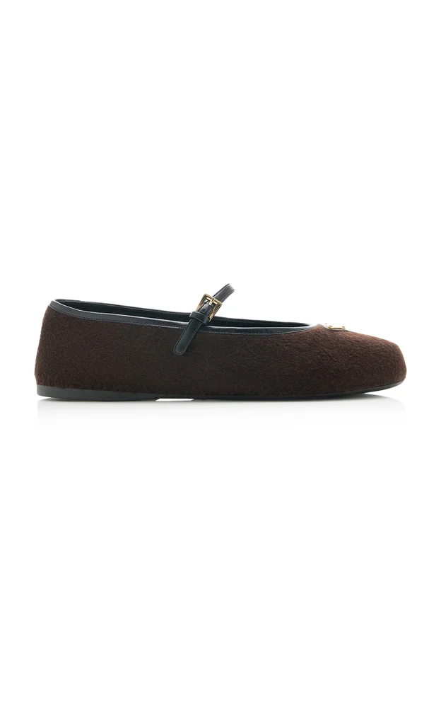 Cashmere Ballet Flats