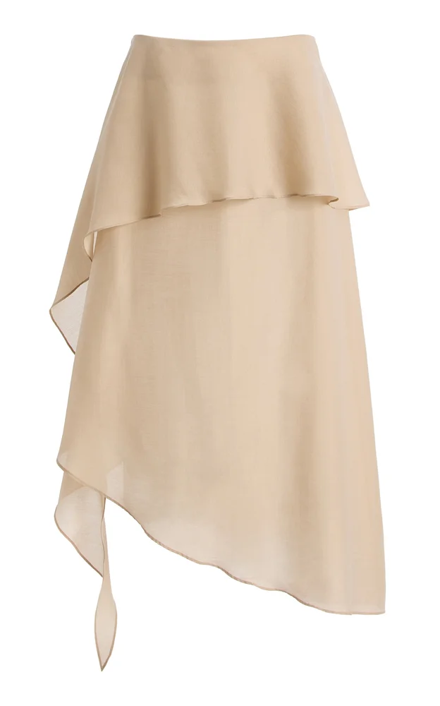 Eleanor Overlay Chiffon Midi Skirt