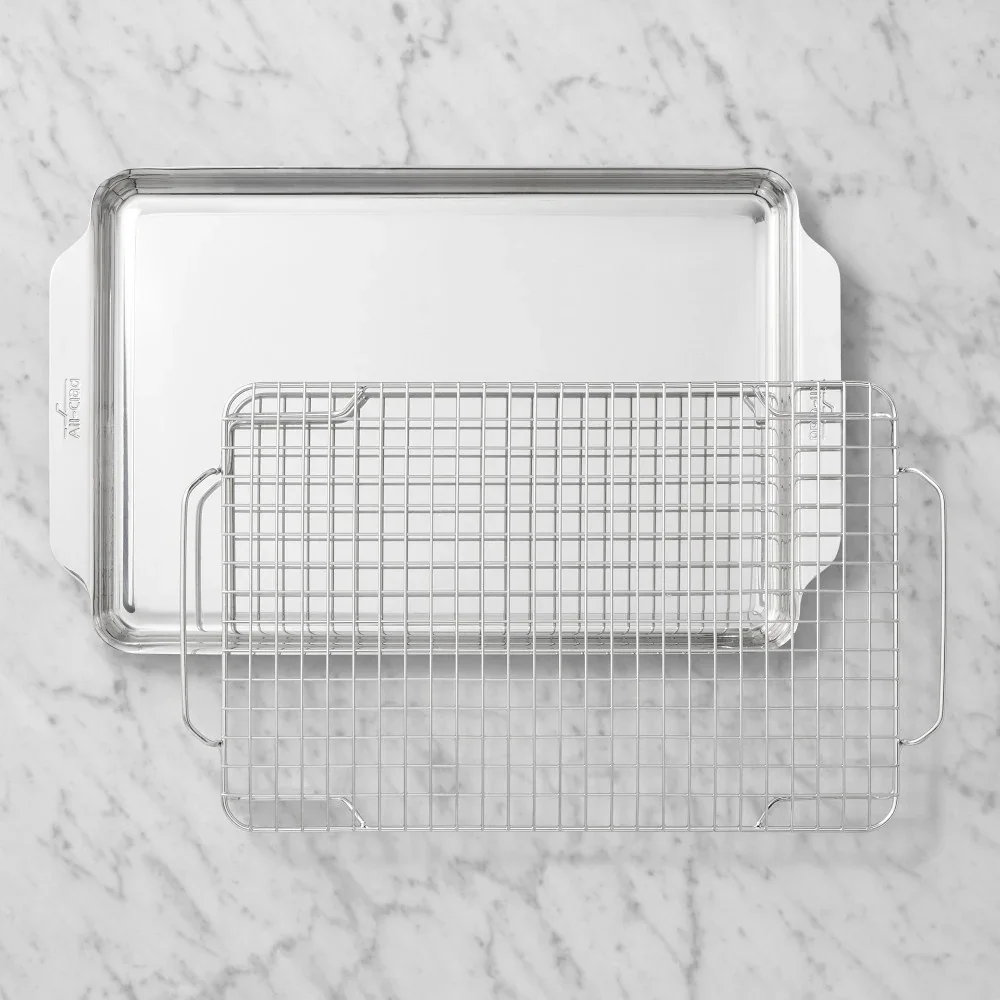 All-Clad Stainless Steel Half Sheet with Cooling Rack