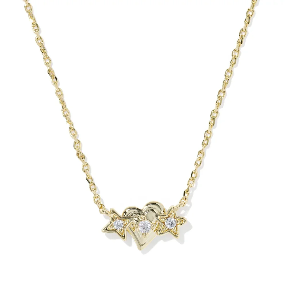 Cubic Zirconia Rory Charm Pendant Necklace