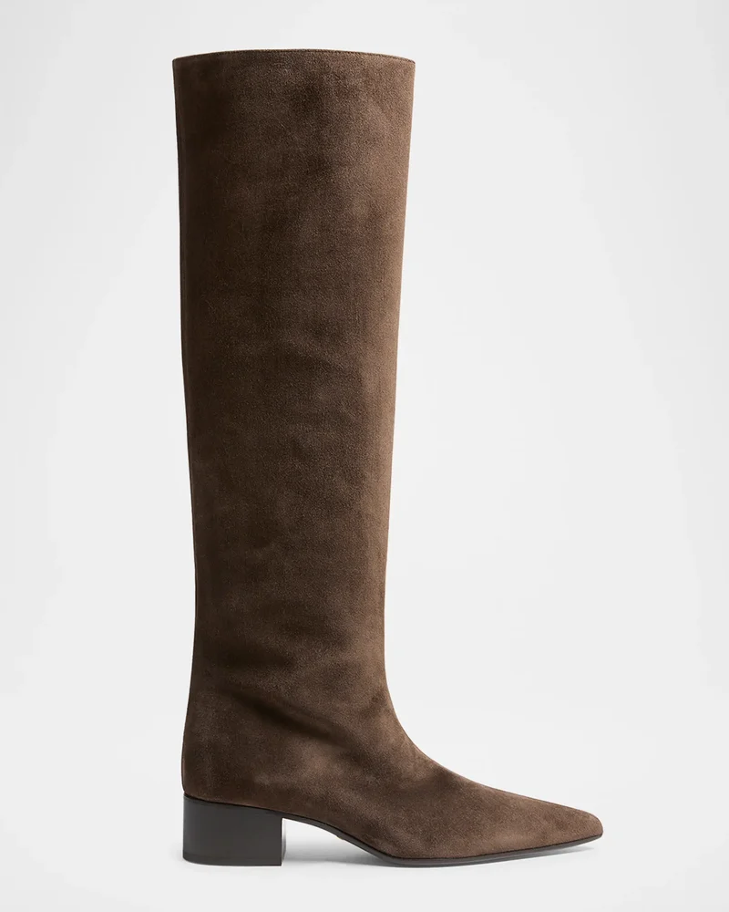Andee Suede Knee Boots