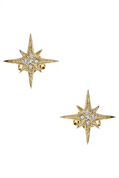 Small Starburst Stud Earrings