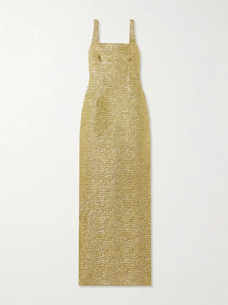 Micheline moire gown