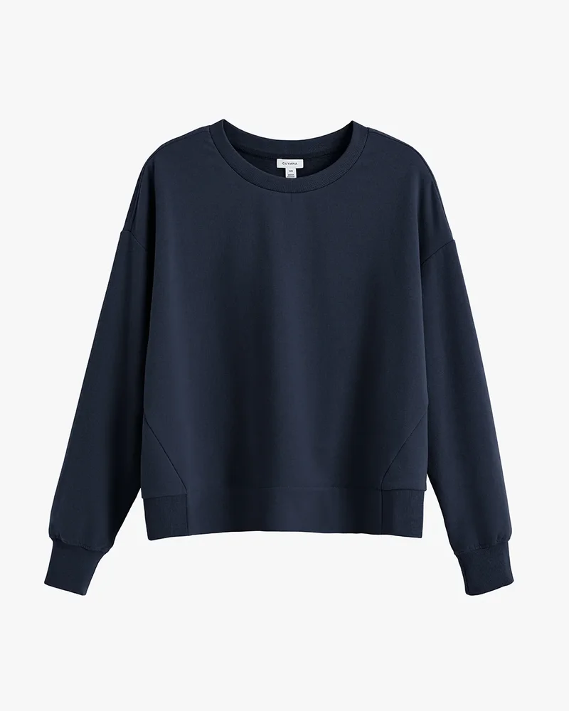 Fleece Cropped Sweatshirt