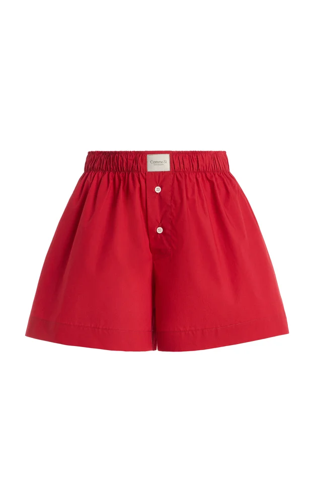 La Classica Cotton-Poplin Boxer Shorts