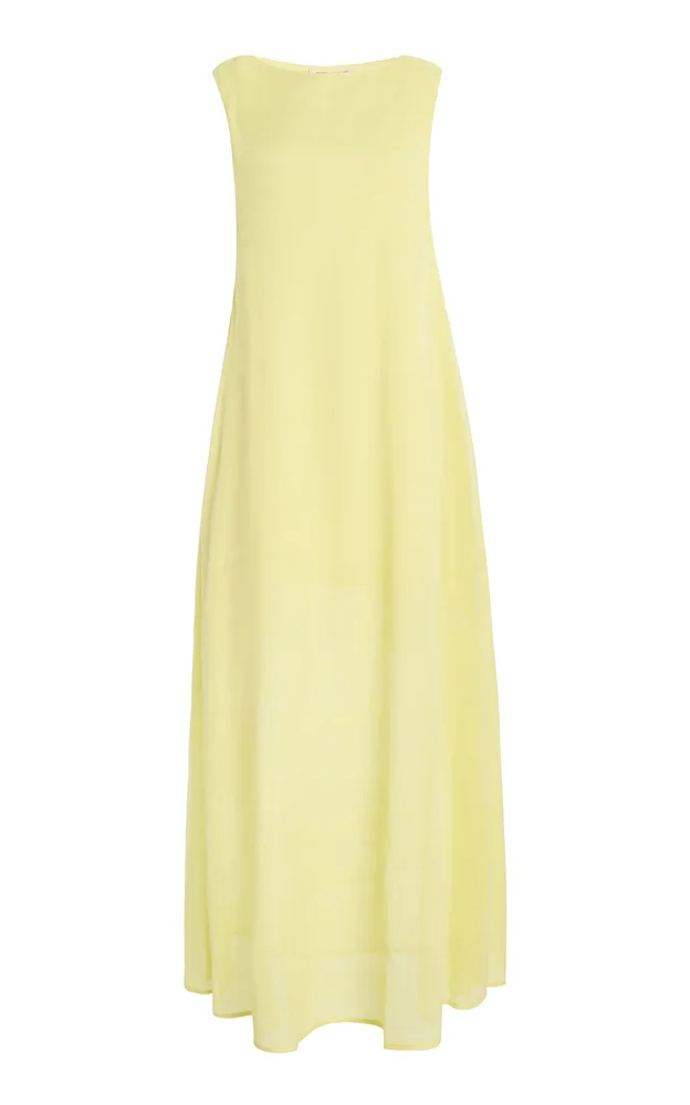 Exclusive The Column Cotton Maxi Dress