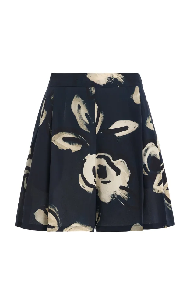 Silk Crepe de Chine Shorts