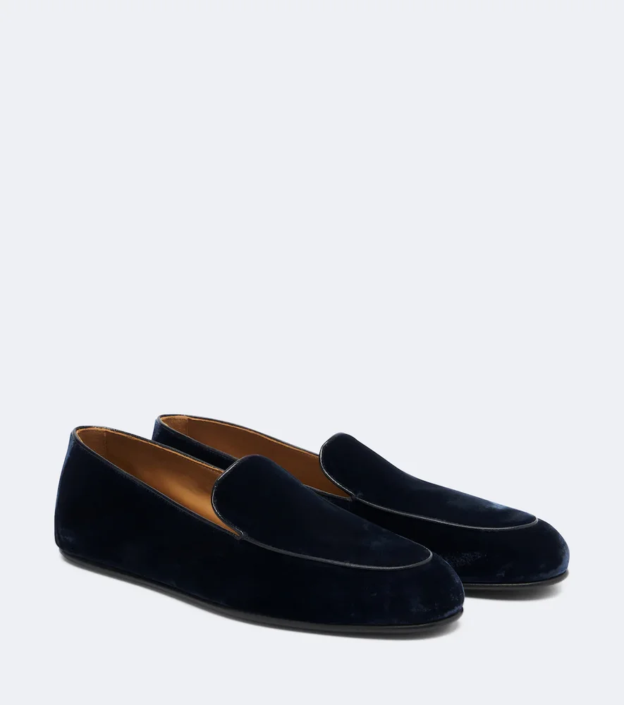 Velvet loafers