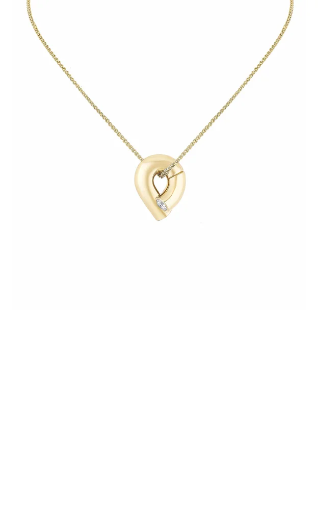 Oera 18K Yellow Gold Diamond Pendant