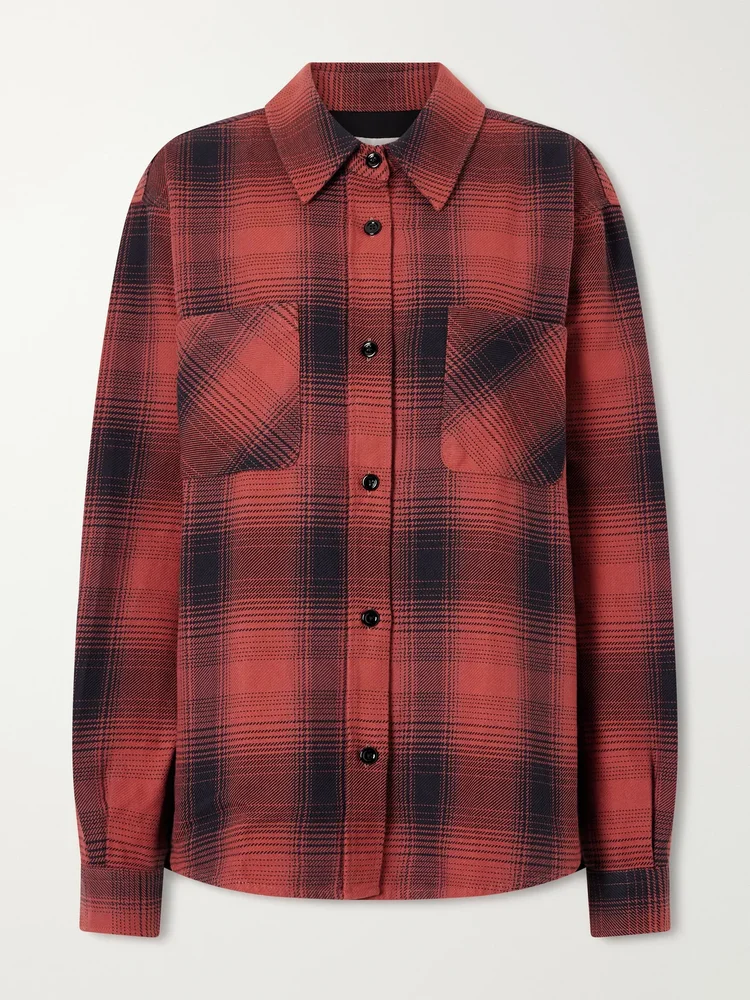 Whoppin checked cotton shirt