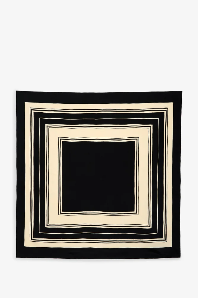 SALE FLORAL SILK SCARF Price reduced from to -20%