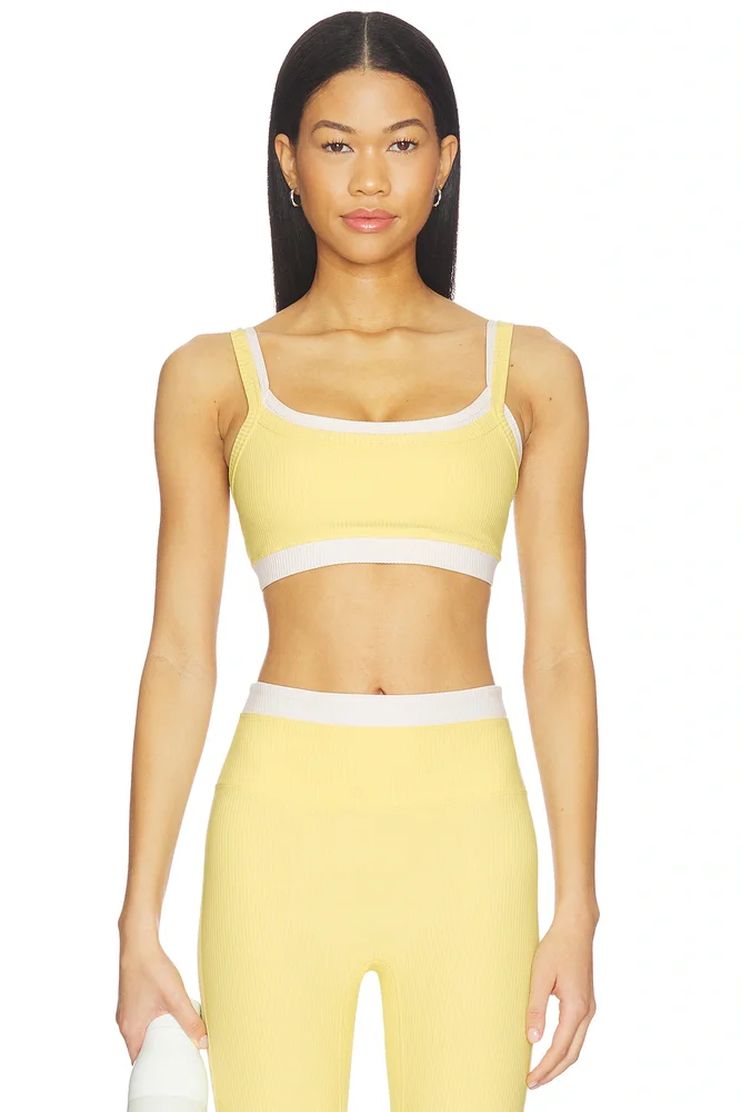 Ribbed Layered Bralette