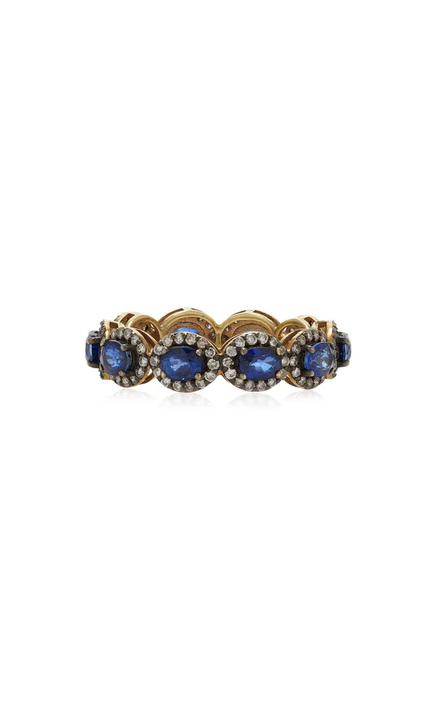 Mini Rajasthan 18K Yellow Gold Sapphire Ring