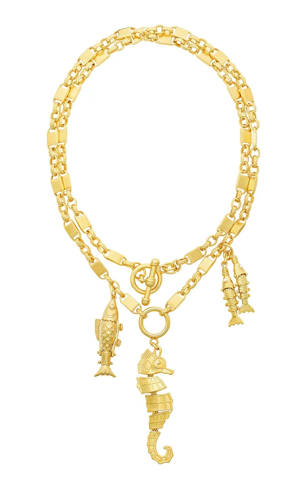Catch of the Day 24K Gold-Plated Necklace