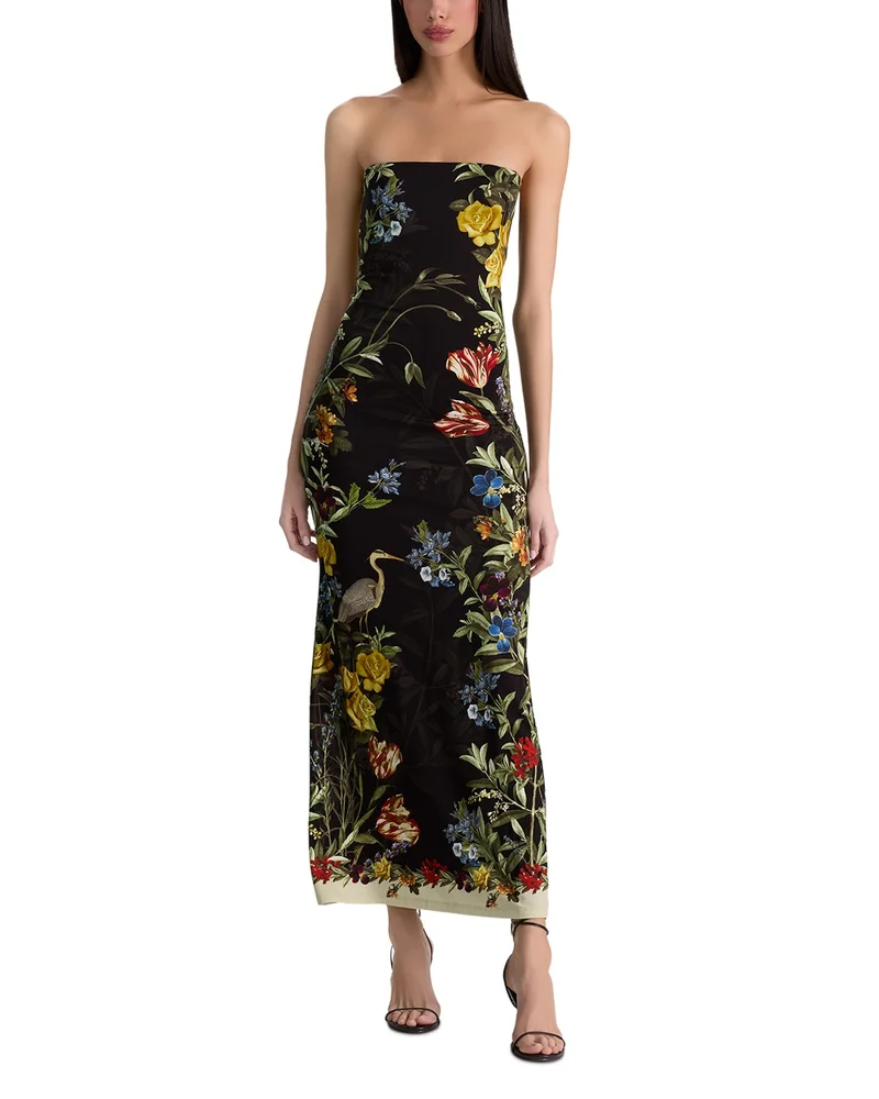 Delora Strapless Midi Dress