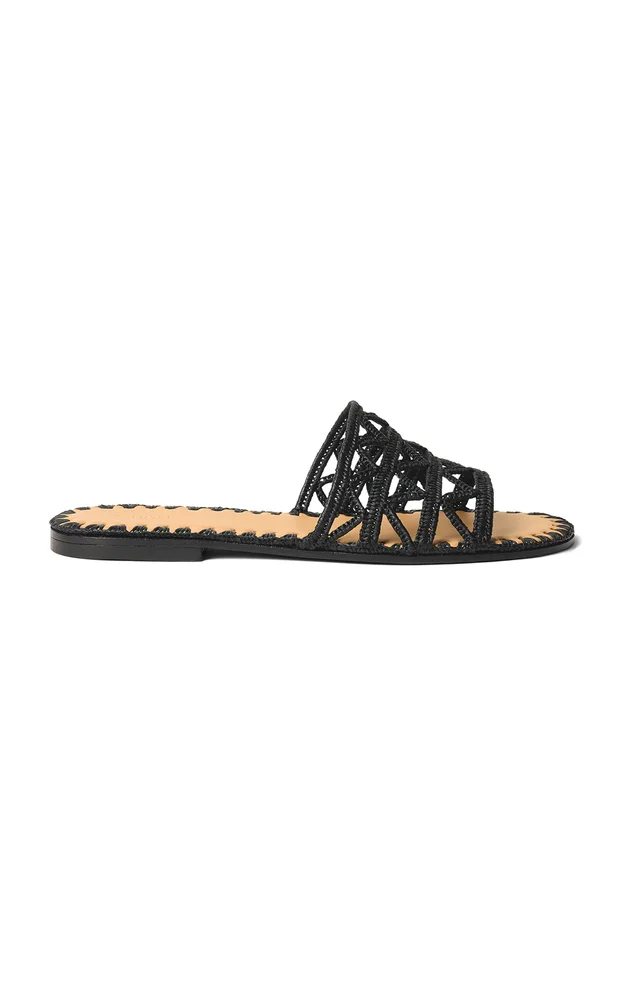 Evie Rafia Sandals