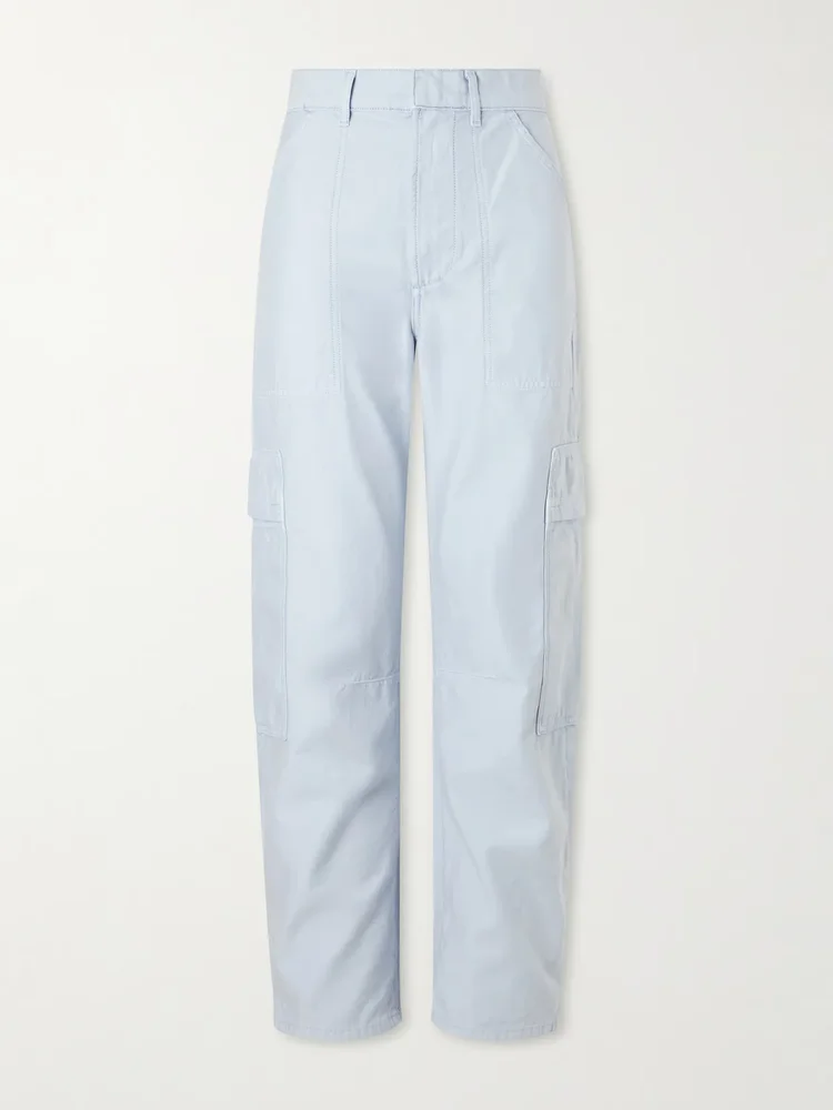 Marcelle cotton tapered cargo pants