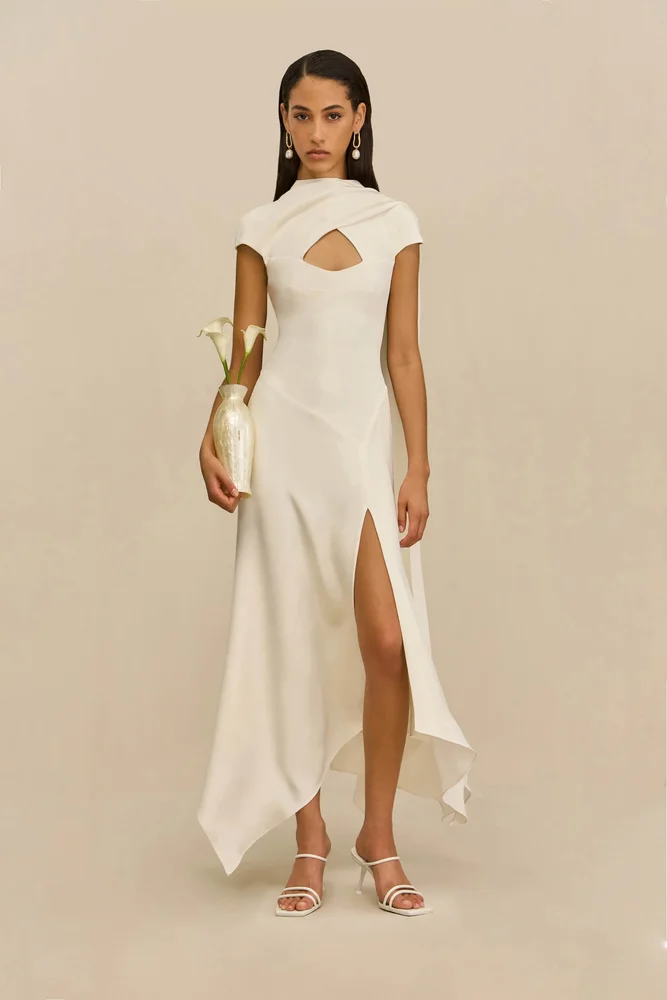 CECILY DRESS - OFF WHITE