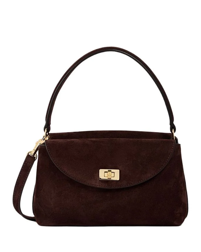 Le Grand Bazaar Mini Suede Top Handle Bag