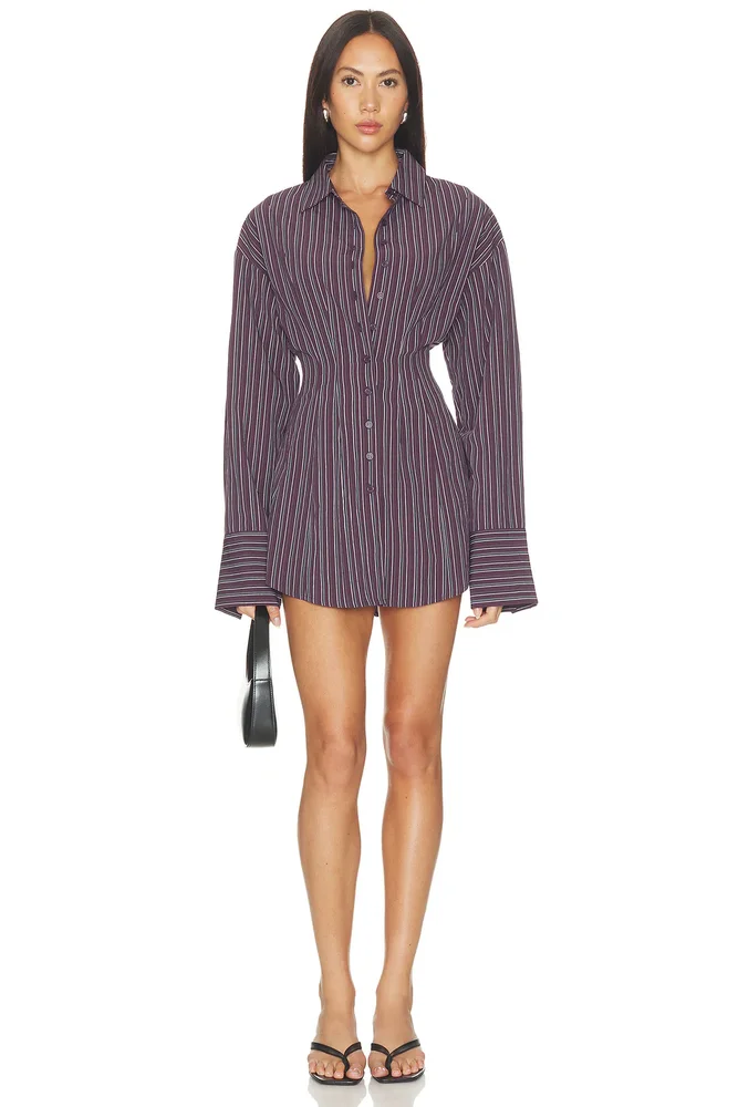 Charitie Button Up Mini Dress