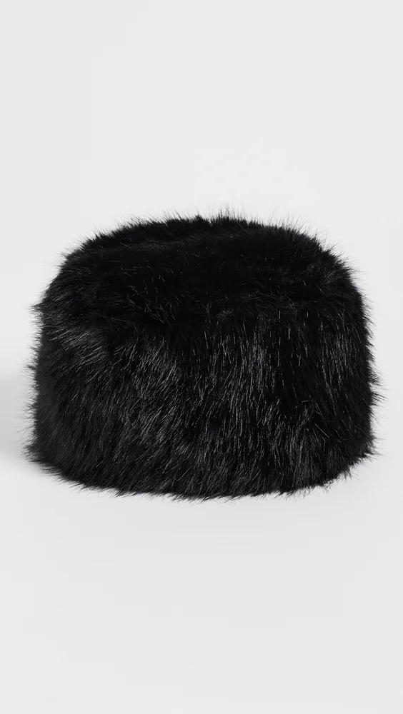Margot Sable Pillbox Hat