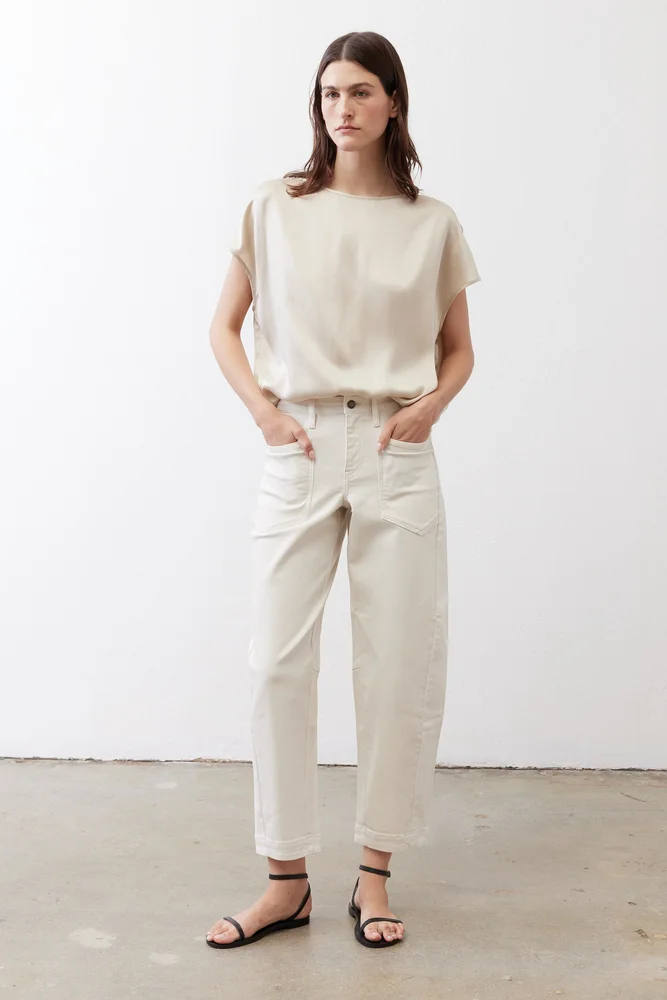 Slouchy Jeans 2.0, Vintage White Wash