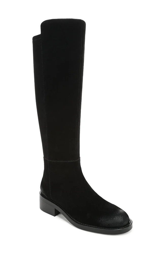 Marin Stretch Suede Knee High Boot