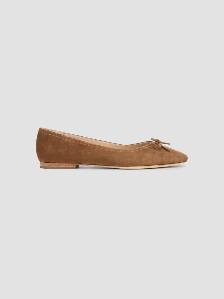 Cailey Suede Ballerina Flats
