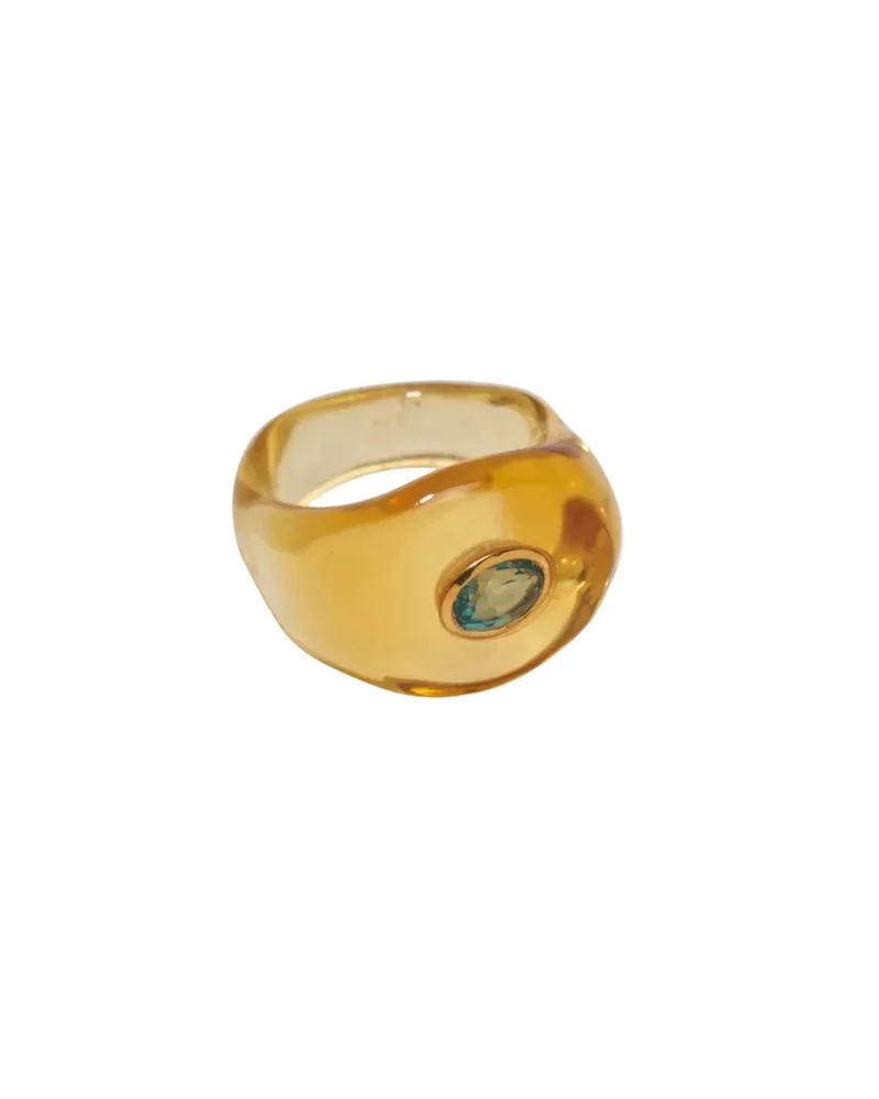 Halo Ring in Honey