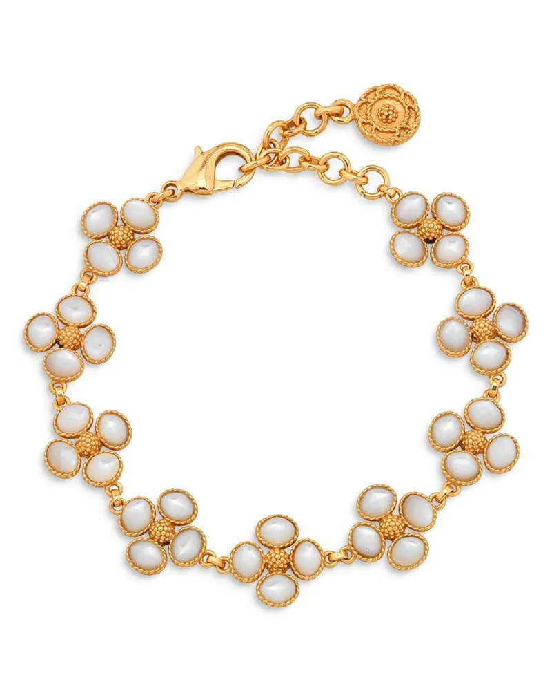 Berry Clover Link Bracelet