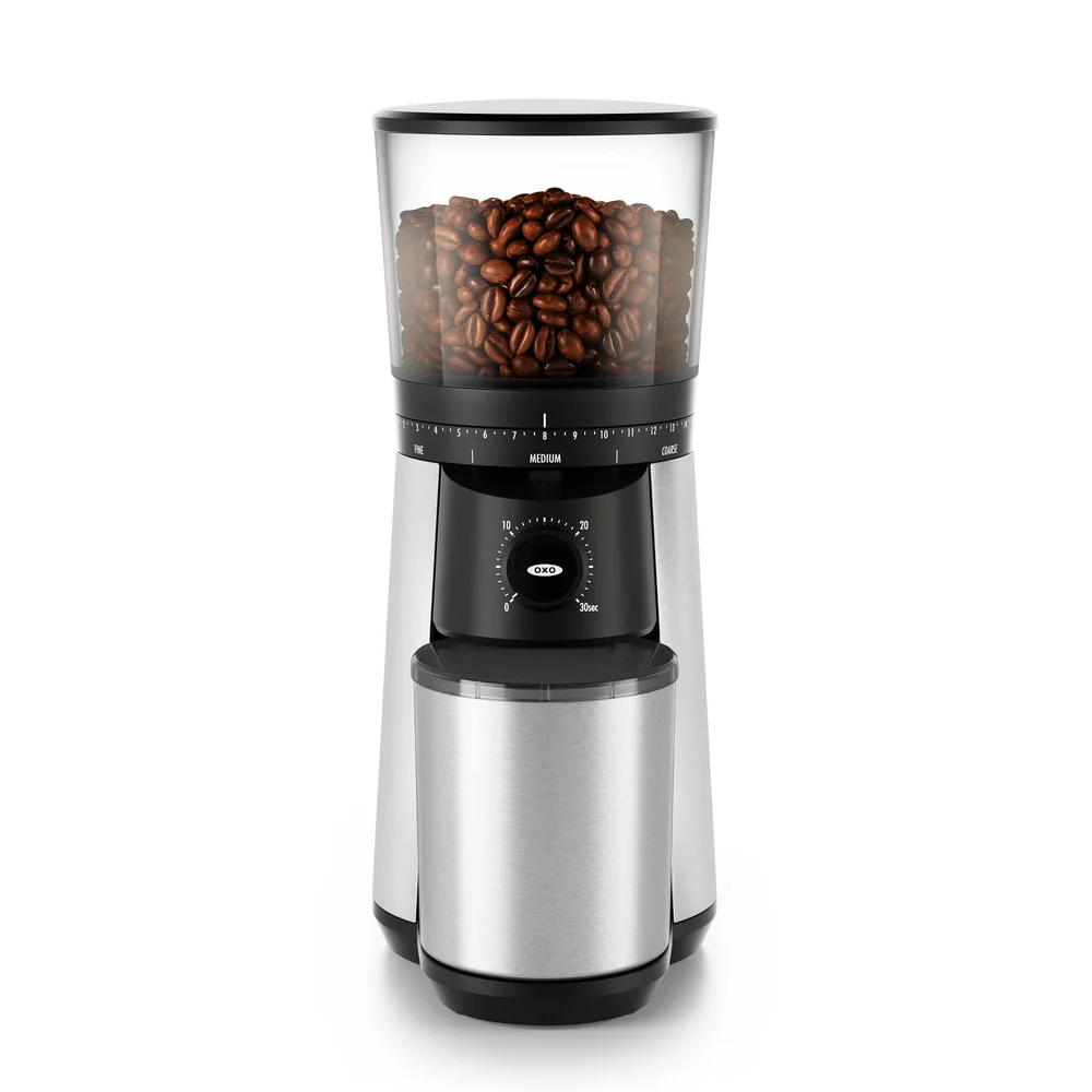 Brew Conical Burr Coffee Grinder, Stainless Steel