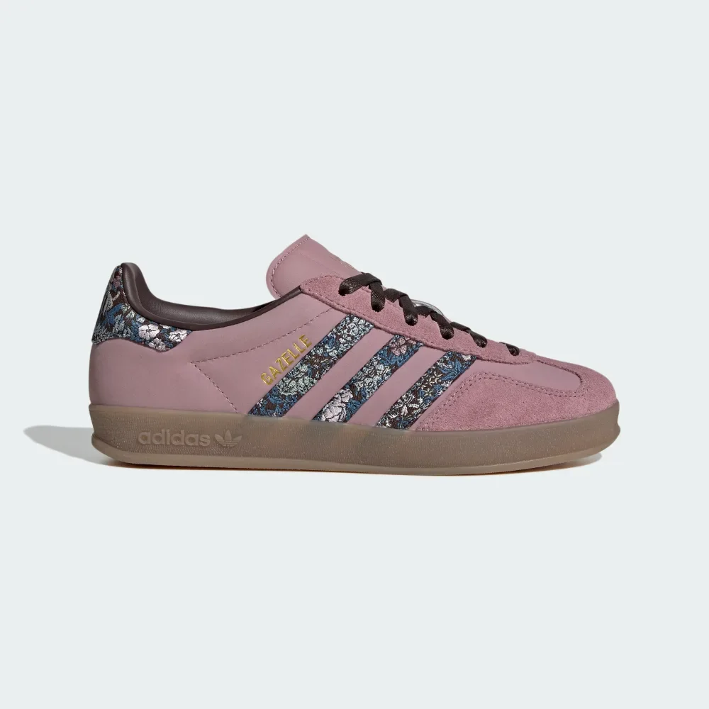 Gazelle Indoor x Liberty London in Magic Mauve/Aurora Coffee/Gum