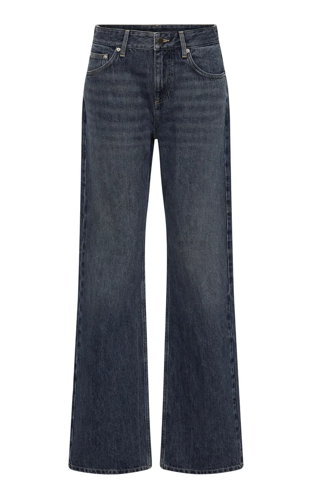 Low-Rise Cotton Relaxed Jeans