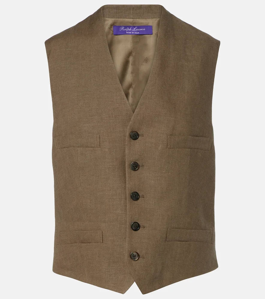 Jaiden linen vest