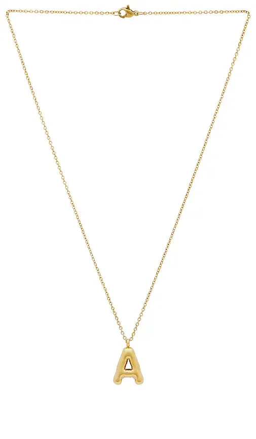 Bubble Initial Necklace petit moments