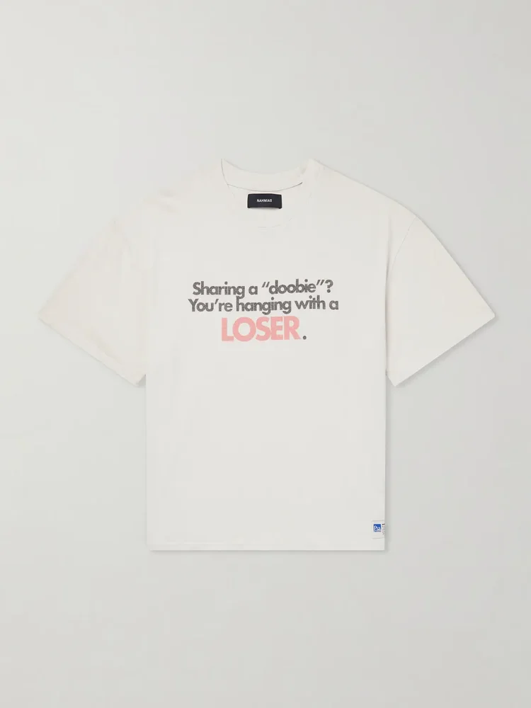 PSA Printed Cotton-Jersey T-Shirt