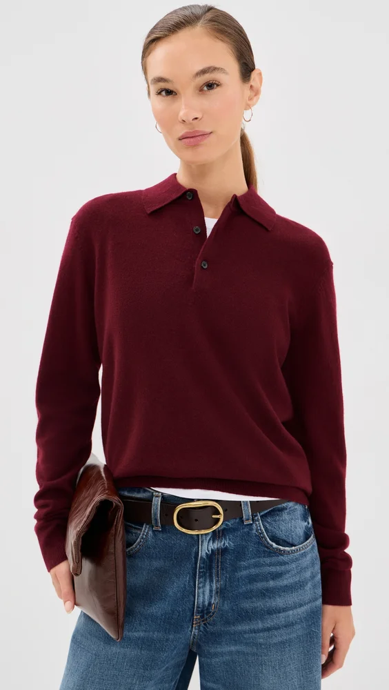 Jovan Sweater Polo Top