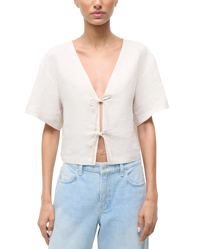 Ava Linen Top