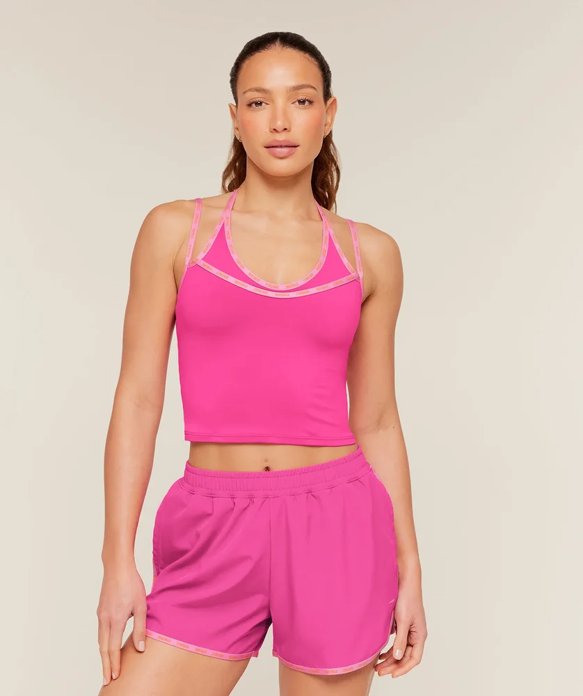 Gymshark Micro Logo Tank - Super-Set Pink