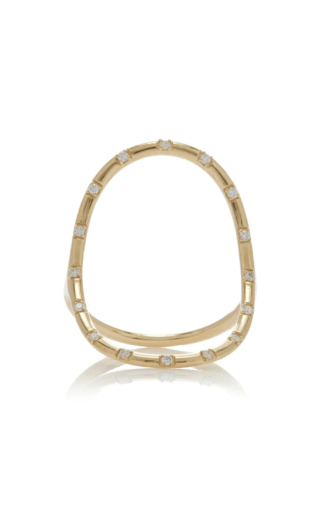 Spark Continuity 14K Yellow Gold Diamond Ring