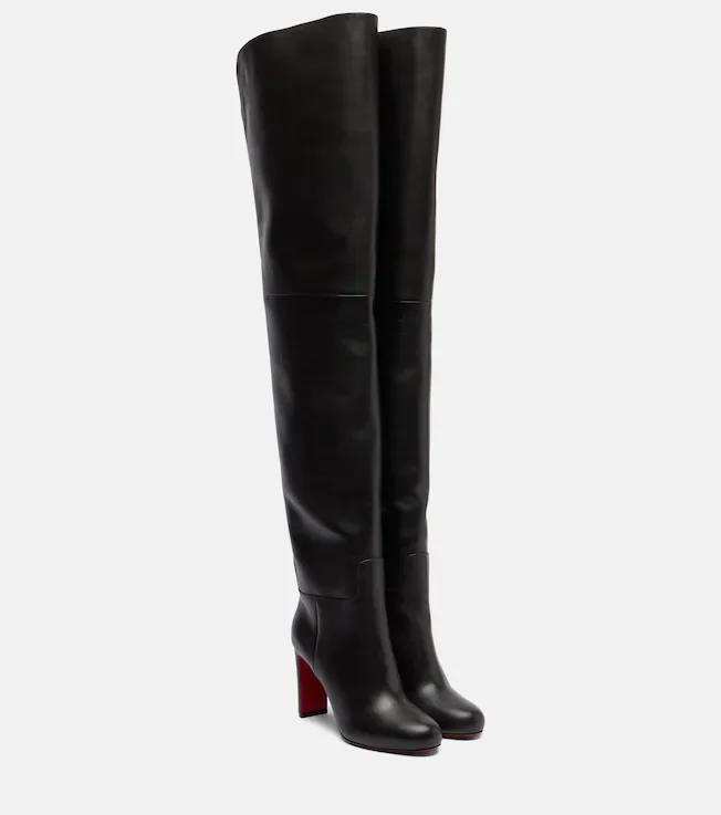 Loo 85 leather over-the-knee boots
