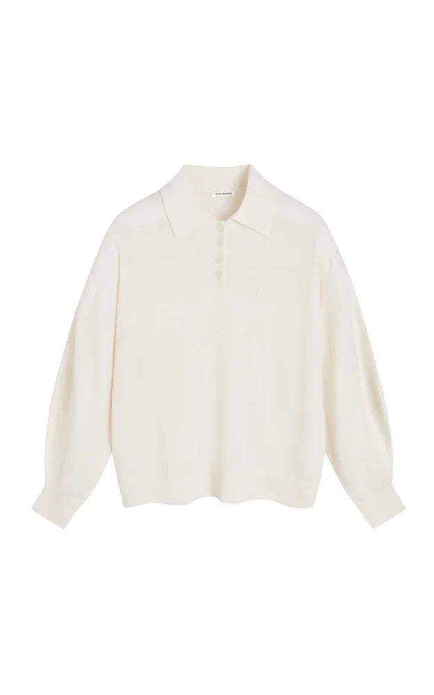 Carmine Wool-Cashmere Knit Top