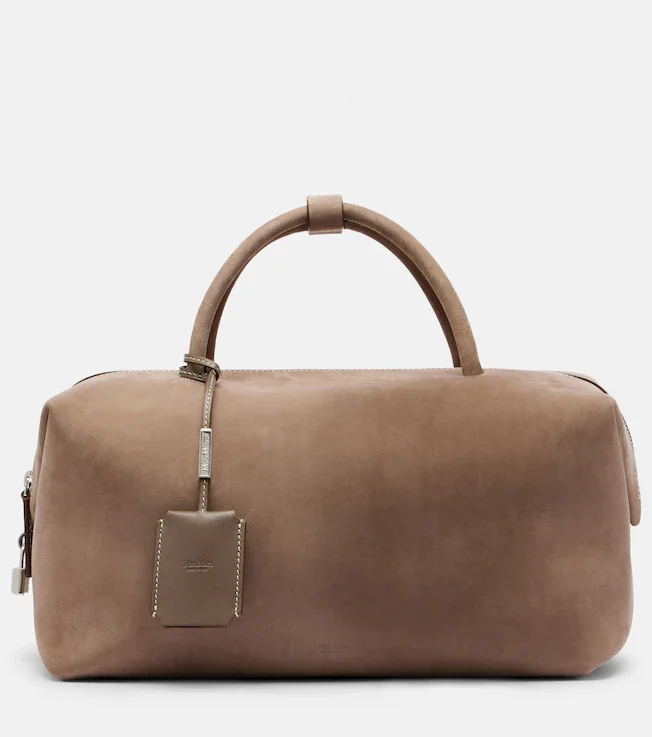 Holdall Medium suede tote bag