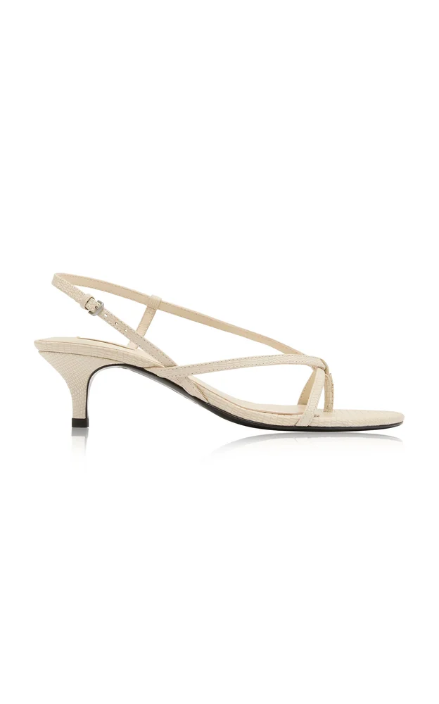 Fine Strap Slingback Heel 50