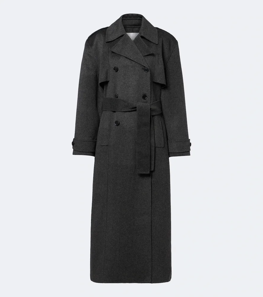 Nikola belted wool and cashmere coat