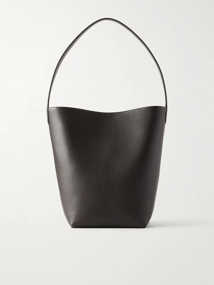 N/S Park medium textured-leather tote