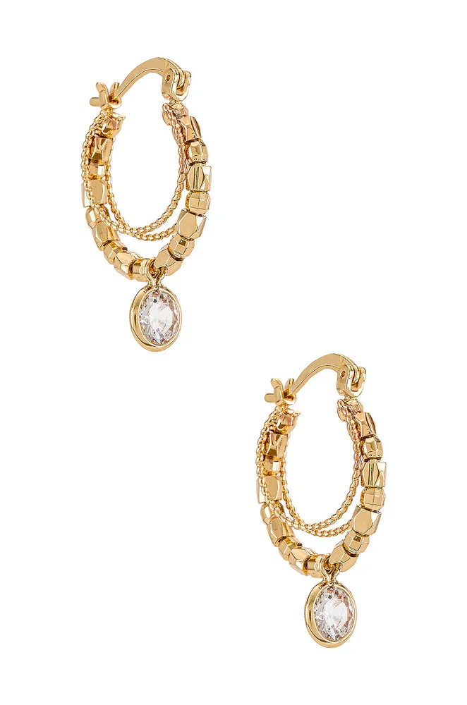 Embellished Hoop Earrings