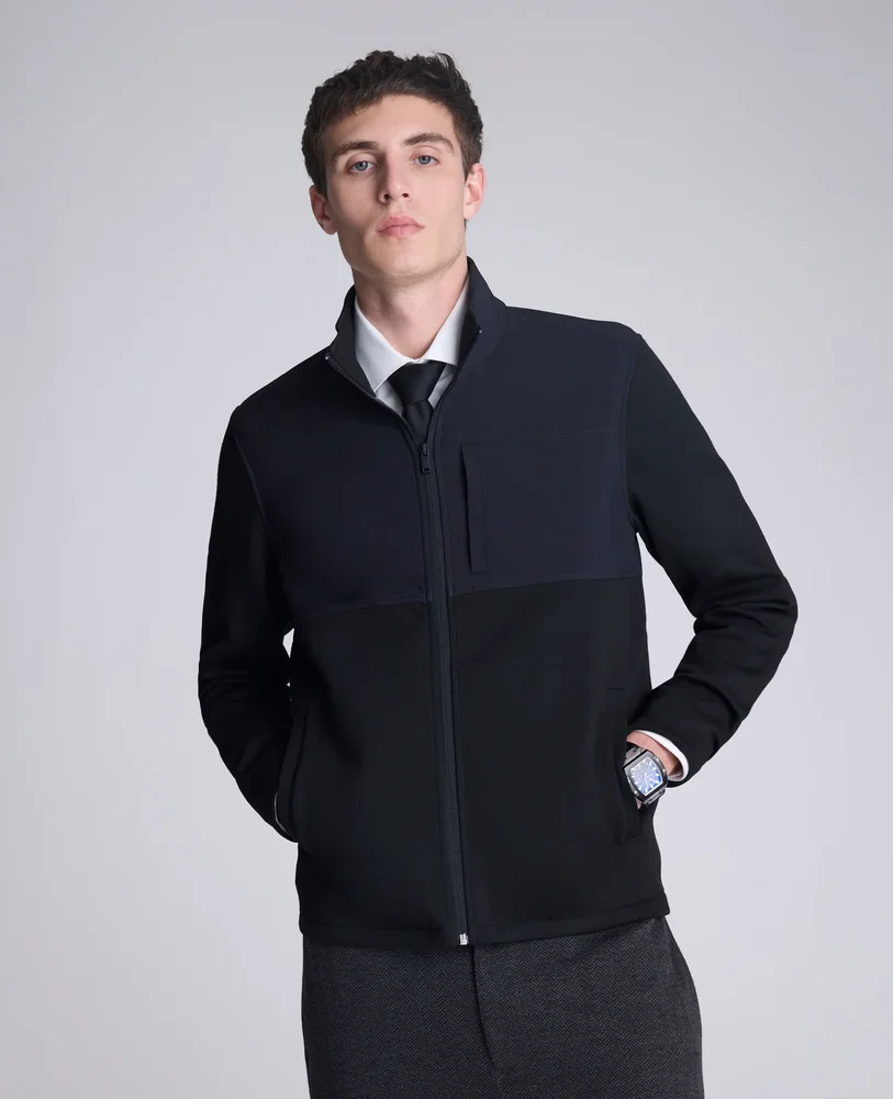 Mock Neck Full Zip Jacket