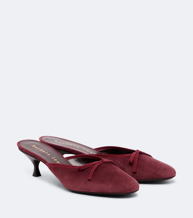 24/7 suede mules